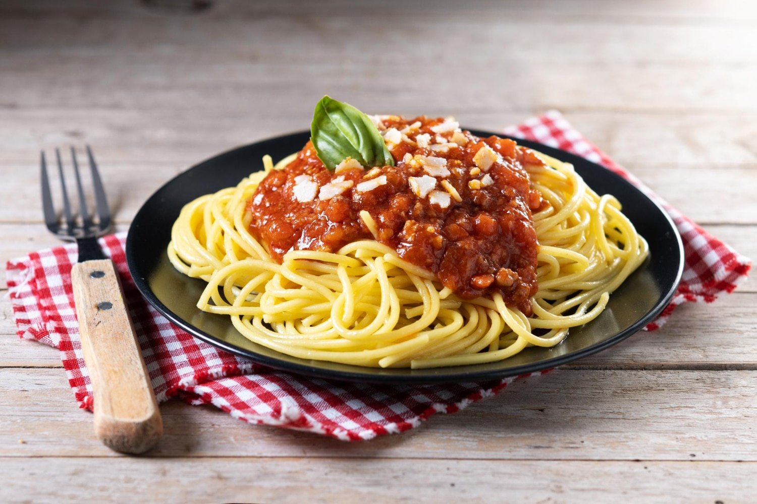 pasta with bolognese sauce