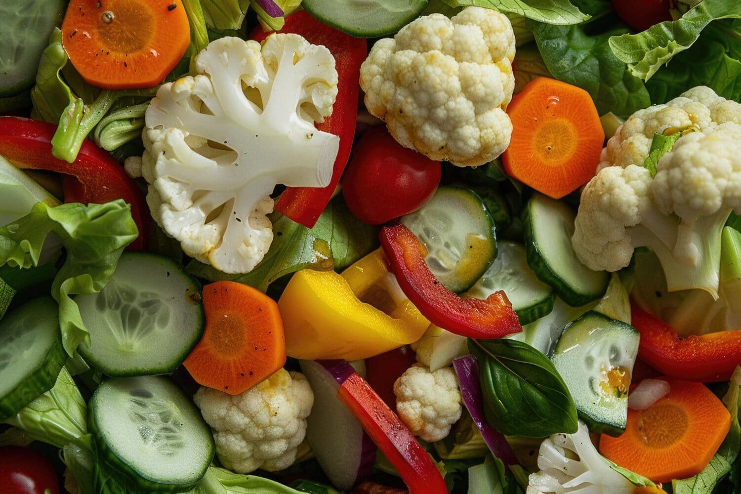 Mixed vegetables platter