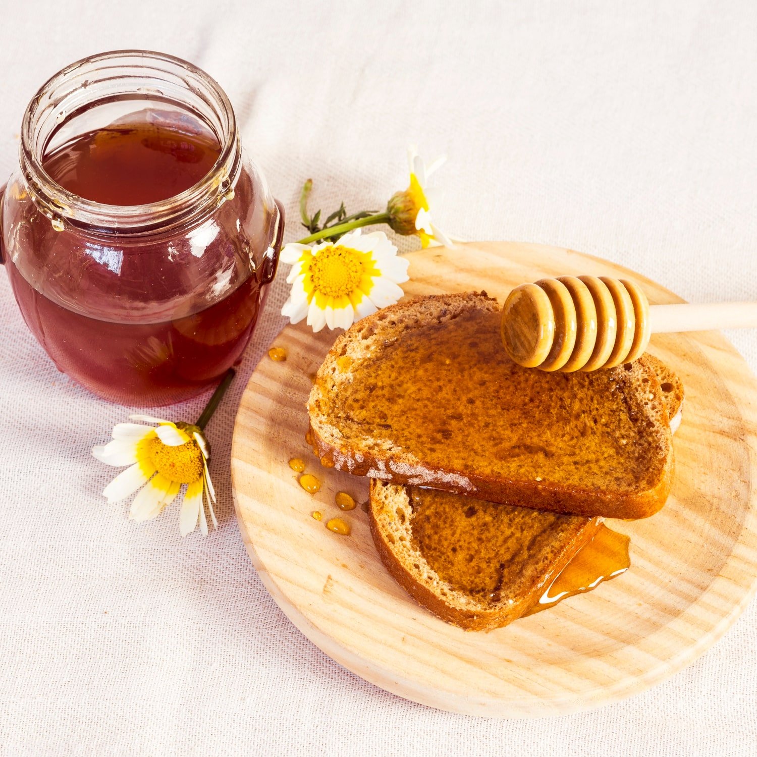 Honey in a jar